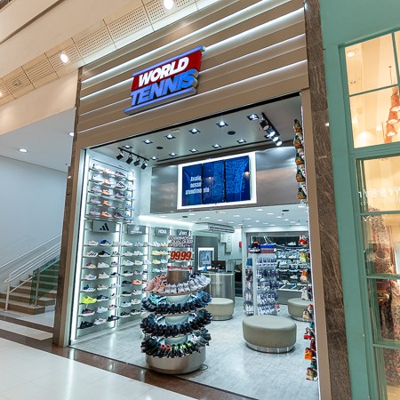 Logo da loja world tennis